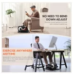 Under Desk Elliptical, Electric Foot Pedal Exerciser, Fully Assembled Seated Elliptical, Compact Portable Elliptical Machine Trainer with Control, Mini Elliptical Leg Exerciser for Home - Image 4